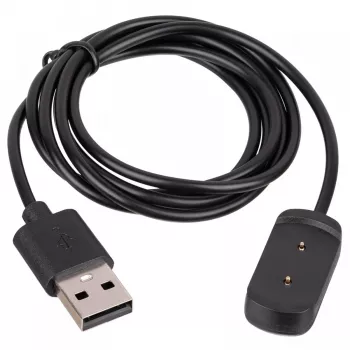 Cabo de carregamento magnético Akyga AK-SW-02 para smartwatches Amazfit GTS / GTR / T-Rex, USB, 1 m
