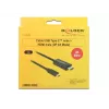 Adaptador de cabo de vídeo DeLOCK 85292 USB Type-C para HDMI 3m preto