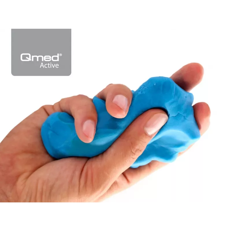 Pastilha de reabilitação MDH — vermelha, 100 % silicone, resistência média, 80 g, lata