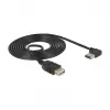 Cabo USB DeLOCK 2 m USB 2.0-A para USB 2.0-A preto
