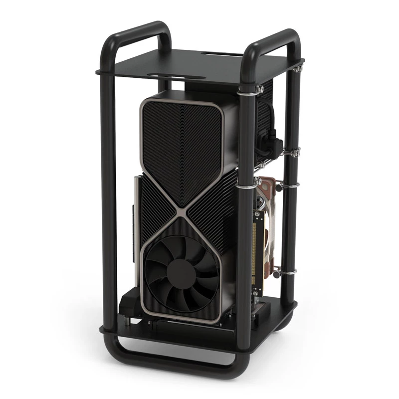 Caixa de computador Streacom DA6 XL Mini-ITX preto