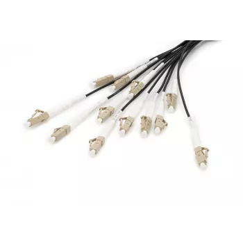 Cabo breakout Digitus DK-2433CU030BK-BBB 30 m OM4 12 fibras LC/UPC