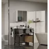 Armário de casa de banho Topeshop POLA 2DL BIEL branco