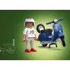 Conjunto de figuras Vespa 71622 1969 Vespa 150 Sprint Veloce, azul