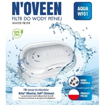Filtro de membrana de substituição NOVEEN AQUA WF01 compatível com BRITA MAXTRA e DAFI UMINAX