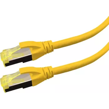 Cabo de rede LOGON APR6100Y Cat6 S/FTP (S-STP) amarelo 10 m, RJ-45–RJ-45