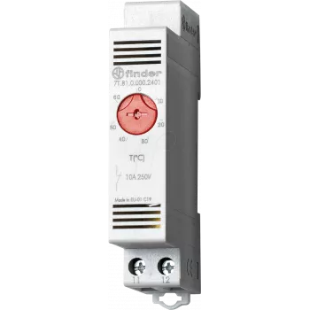 Termóstato Finder -20...+40 °C 1 contacto de fecho (7T.81.0.000.2401)