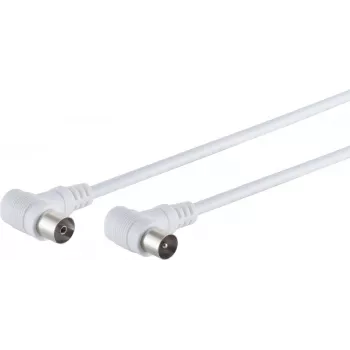 Cabo coaxial ShiverPeaks 80084-32 3,75 m branco