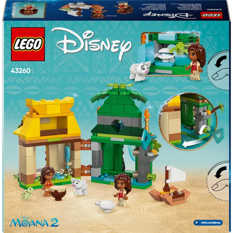 LEGO DISNEY 43260 Diversão na Ilha da Moana