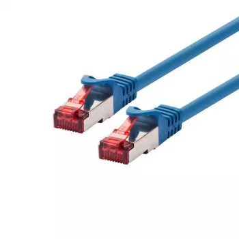 Cabo de rede LOGON Cat6 SSTP/PIMF 7 m, RJ-45 para RJ-45, azul