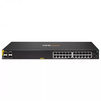Switch HP Enterprise Aruba 6000 24G CL4 4SFP — 24 x Gigabit Ethernet, 4 x portas SFP