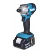 Chave de impacto sem fio Makita DTD156RTJ 2500 RPM verde
