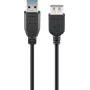 Goobay Cabo de extensão USB 3.0 m preto - ficha USB 3.0 Type-A > USB 3 (74149)