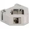 Delock - adaptador modular - montável em calha DIN - CAT 6a - STP - cinzento - 1 conexão (86014)