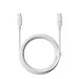 Cabo USB Type-C Baseus Silky Series 100W 2 m branco