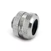 Conector XSPC G1/4 para tubo rígido de 14mm, cromado - 8 unidades