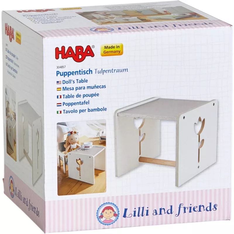 Mesa de marionetas HABA Tulip Dream idade recomendada 1,5 anos peso 690 g