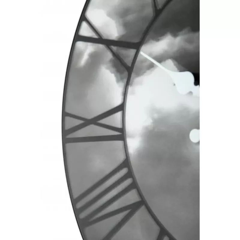 NeXtime Relógio 3037 Clouds, Ø39 cm, parede, preto