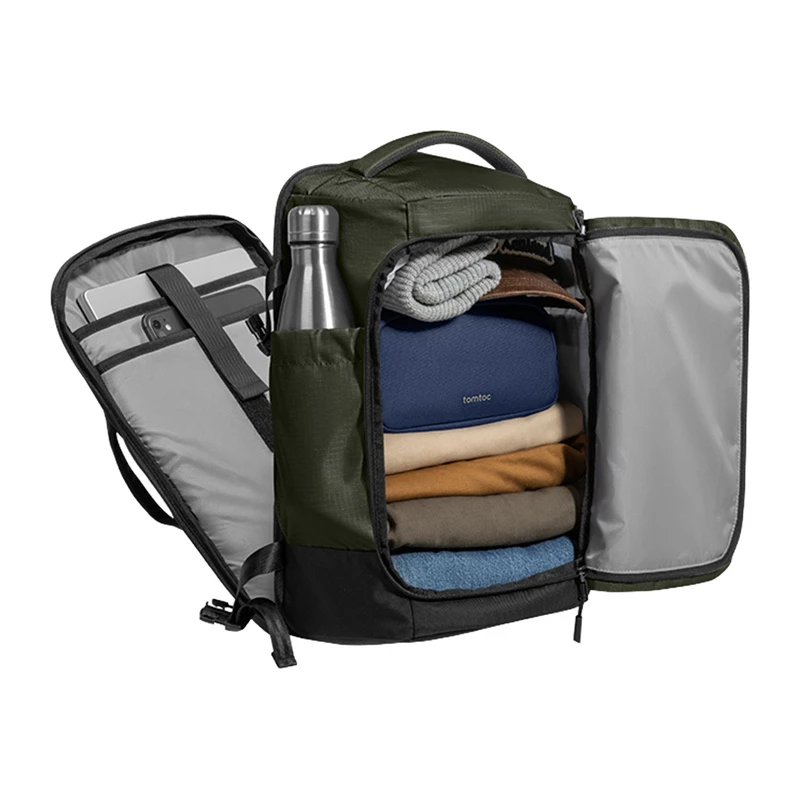 Mochila de viagem Tomtoc Navigator-T66 Liteway (verde)