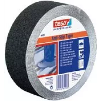 Fita antiderrapante Tesa 15 m × 100 mm preta, DIN 51130/DIN 67510 (60950-00002-00)