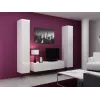 Conjunto de armários de sala Cama VIGO 9 branco/branco brilhante