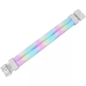 Thermaltake Tt Mod ARGB Snow Cable, 8 pinos, 300 mm, branco