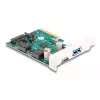 DeLOCK Placa PCI Express x4 1 x USB Type-C 1 x USB Type-A 10 Gbit/s