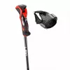 Bastões de esqui Leki 3D AIRFOIL preto/vermelho 120 cm