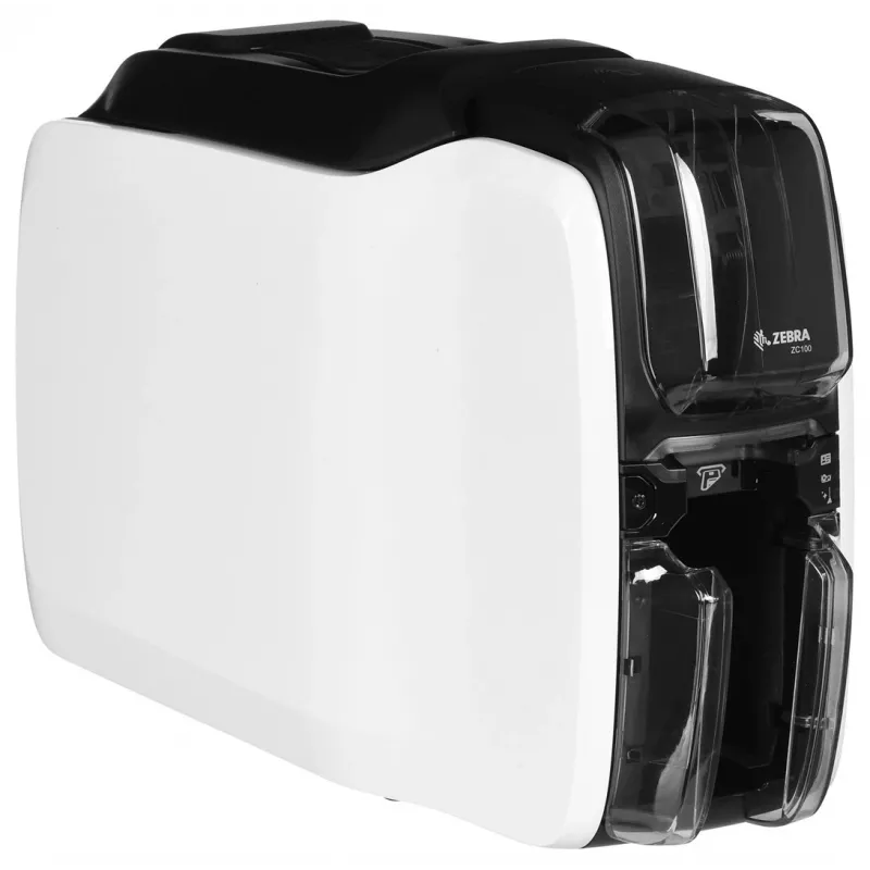 Zebra ZC100 impressora de cartões de plástico sublimação de cor/transferência térmica cor 300 x 300 DPI