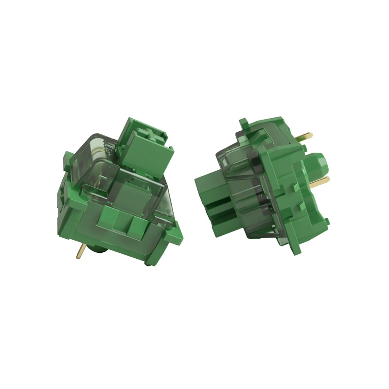 Interruptor AKKO V3 Pro Matcha Green, mecânico, 3 pinos, linear, haste MX, 50 g - 45 unid.