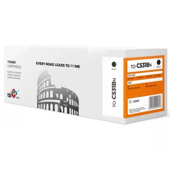 Toner TB compatível com C531 to-C531BN BK 100% novo