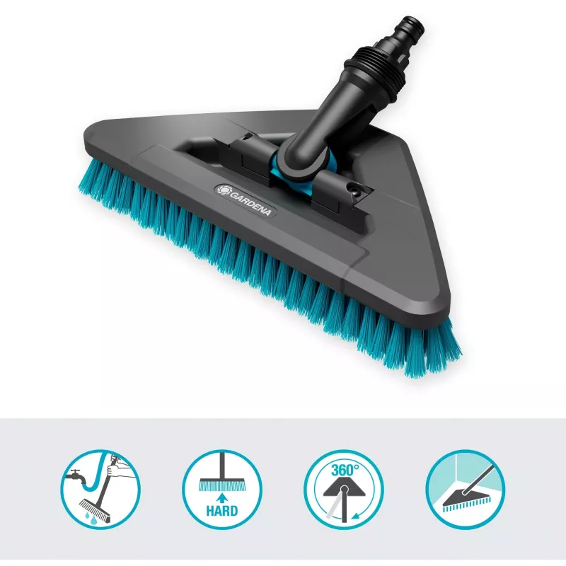 Gardena Cleansystem escova com cabo hard flex, 18814-20