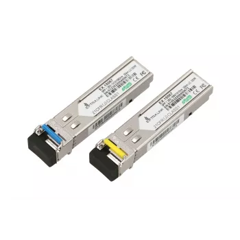 Módulo SFP WDM Extralink 1,25G, 1,25Gbps, 1310/1550nm, monomodo, 20km, LC, DOM, par, desenvolvido para HP/Aruba