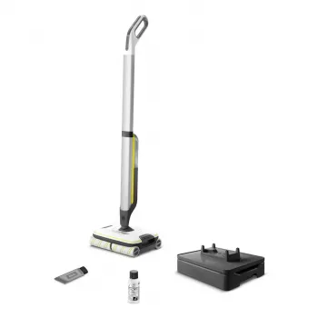 Vassoura elétrica com bateria Kärcher FC 7 CORDLESS húmido sem saco preto, branco, amarelo 2,85 Ah
