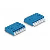 Acoplador de fibra ótica DeLOCK HD LC Hexaplex fêmea para LC Hexaplex fêmea azul