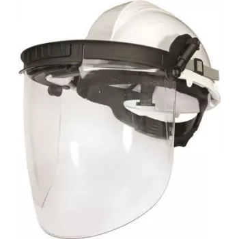 Viseira facial Honeywell Turboshield clara sem revestimento modelo 1031743, escudo de proteção transparente