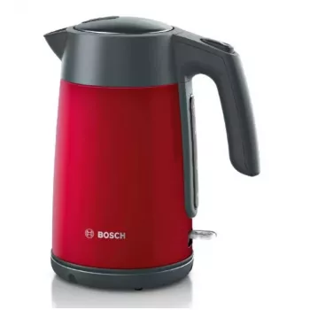 Chaleira elétrica Bosch TWK7L464 – capacidade de 1,7 L, 2400 W, vermelha, caixa em plástico