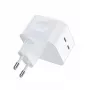 Carregador CHOETECH 2x USB Type-C, 35W, PD3.0, QC3.0