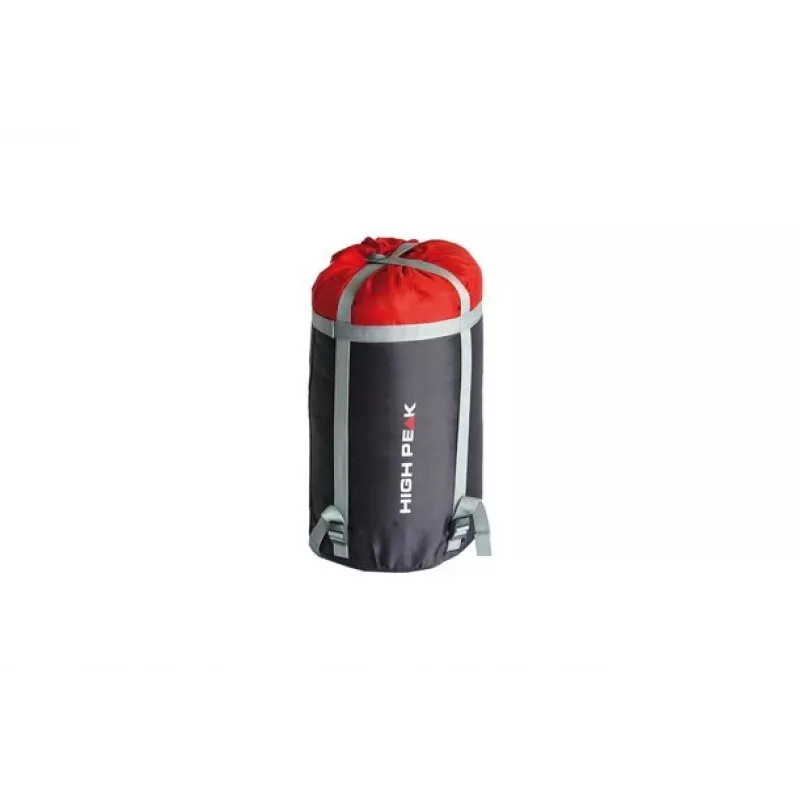 Saco-cama tipo múmia High Peak Lite Pak 1200 Poliéster verde, vermelho 23263