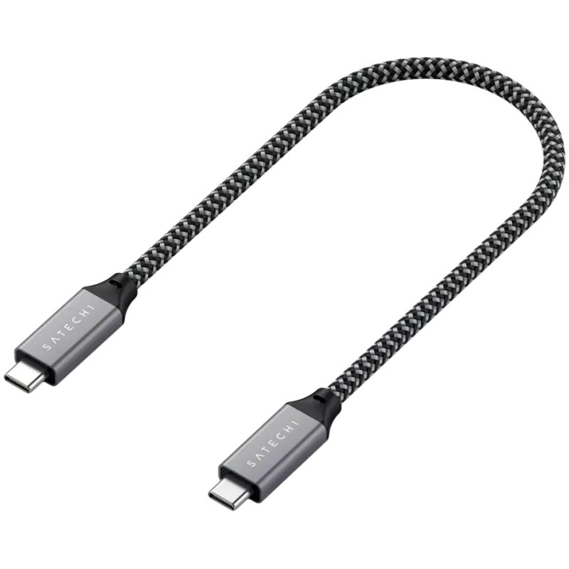 Cabo USB Satechi ST-U4C25M USB4 Gen 3x2 0,25 m preto cinzento