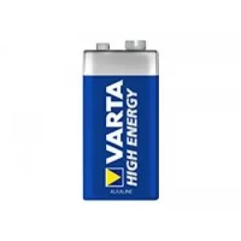 Pilha descartável Varta 9V alcalina