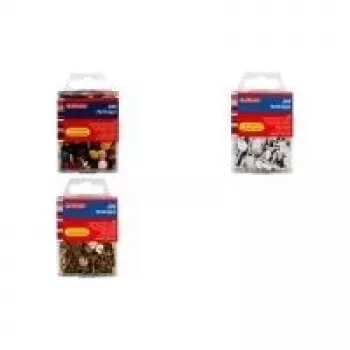 Pioneses HERLITZ 8770109 pioneses metálicos com cabeça de 9,5 mm revestida a plástico colorido