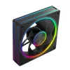 Ventoinha para caixa MODECOM VOLCANO LOOP 120 ARGB Reverse Fan preta 120 mm PWM 400–1400 RPM conector ARGB