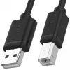 Cabo USB 2.0 Unitek Y-C420GBK, USB-A para USB-B, 3 m, preto
