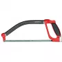 Serra multifunções vermelha, comprimento da lâmina 300 mm, serra de arco vermelho/preto