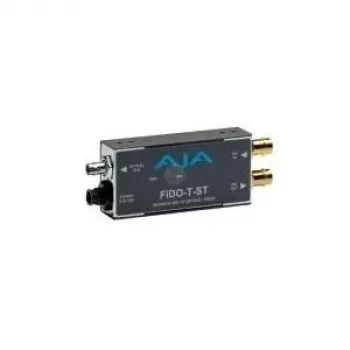 AJA FiDO-T extensor de vídeo SDI de canal único para fibra ótica com passagem SDI - 1310 nm