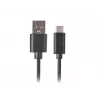 Cabo USB-A para USB-C LANBERG CA-USBO-20CU-0018-BK — USB 2.0, 1,8 m, preto
