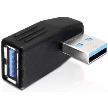 Adaptador USB 3.0 M/F Delock 65342 preto