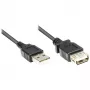 Cabo de extensão Good Connections USB 2.0 ficha A para conector fêmea A - preto - 1,8m