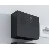 Armário de parede cama meble VIGO 50×50×30 cm, preto/preto brilhante